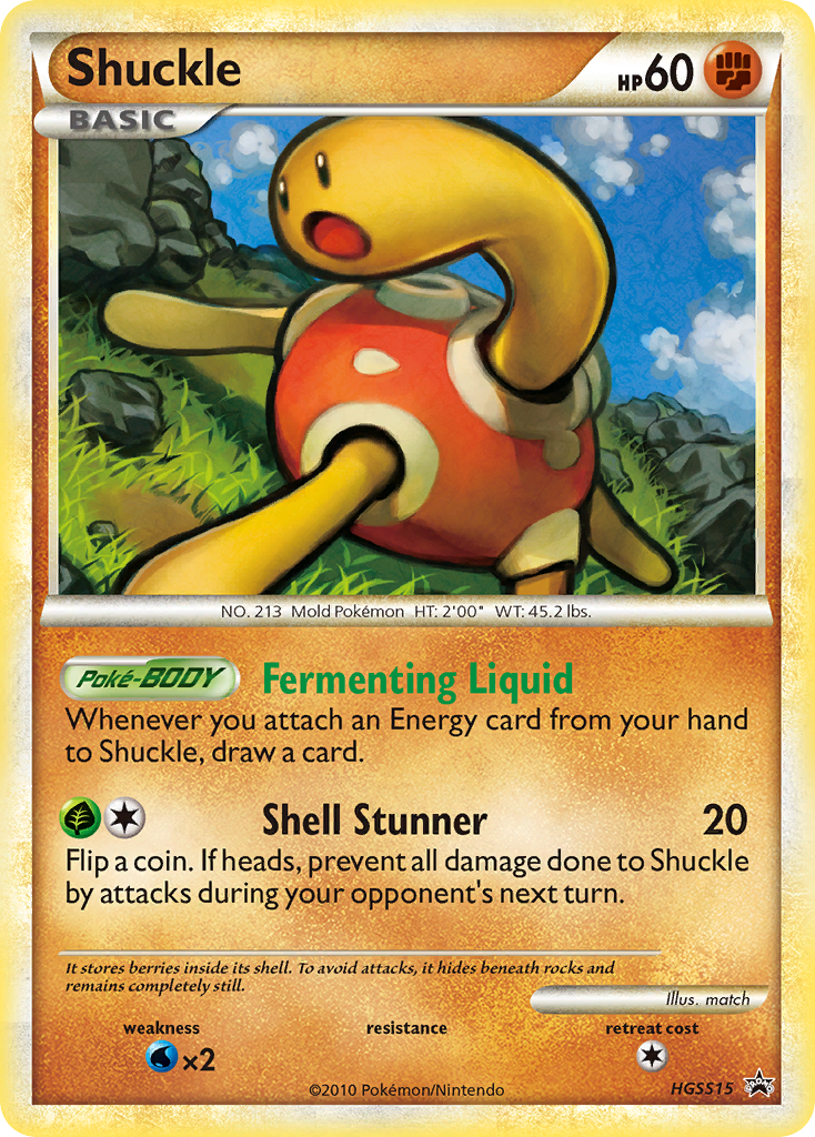 Shuckle (HGSS15) [HeartGold & SoulSilver: Black Star Promos] | All Aboard Games