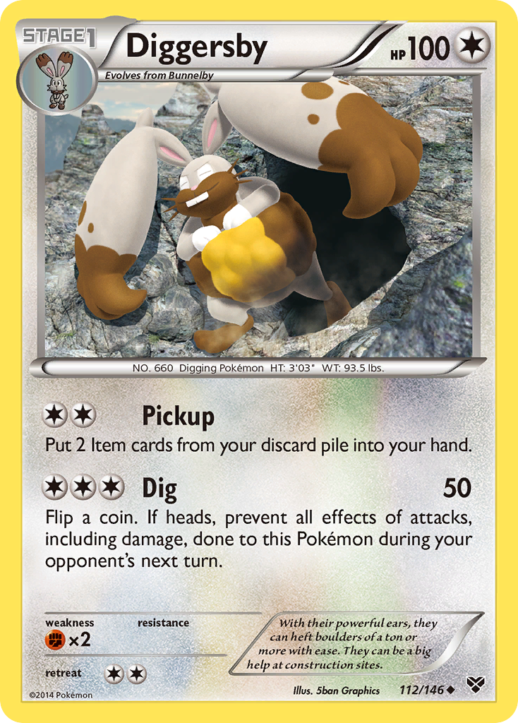 Diggersby (112/146) [XY: Base Set] | All Aboard Games