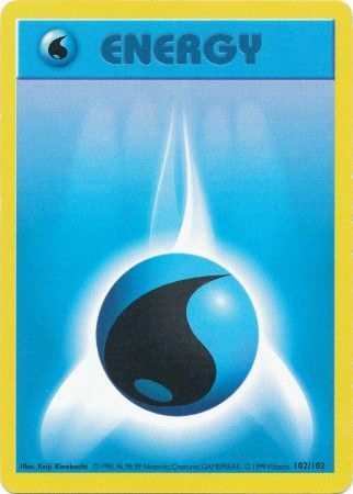 Water Energy (102/102) [Base Set Shadowless Unlimited] | All Aboard Games