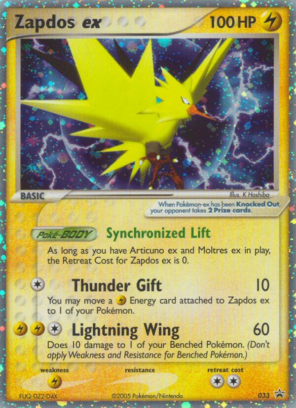 Zapdos ex (033) [Nintendo: Black Star Promos] | All Aboard Games