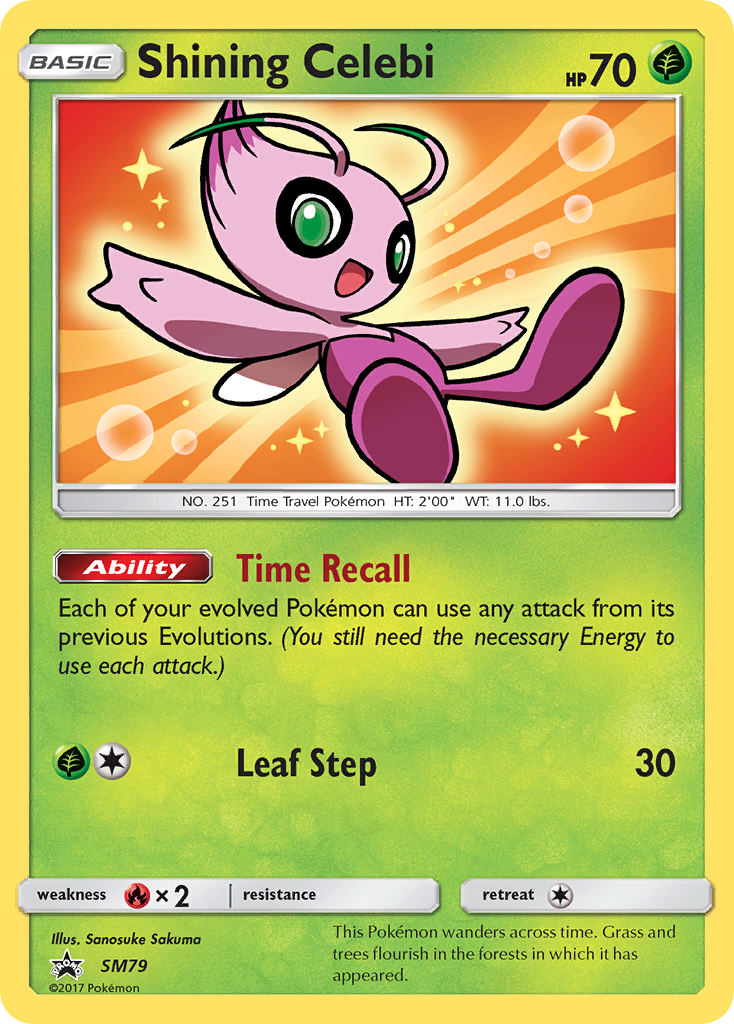 Shining Celebi (SM79) [Sun & Moon: Black Star Promos] | All Aboard Games