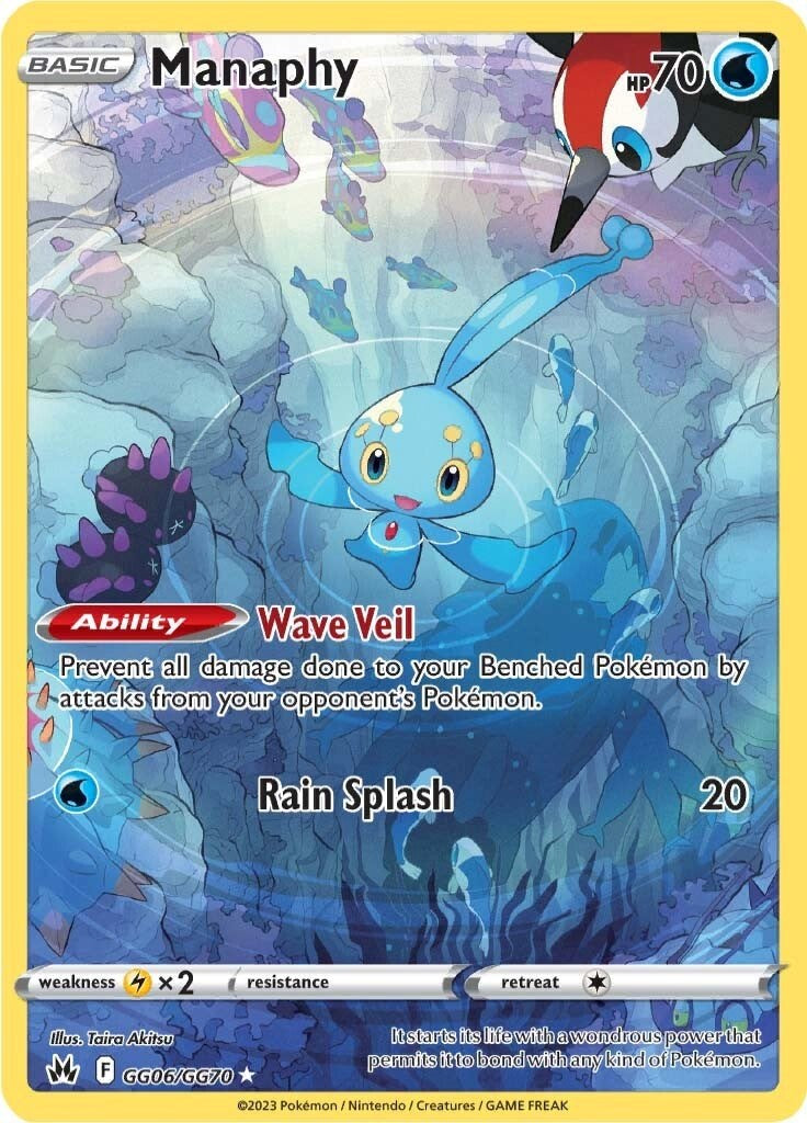 Manaphy (GG06/GG70) [Sword & Shield: Crown Zenith] | All Aboard Games