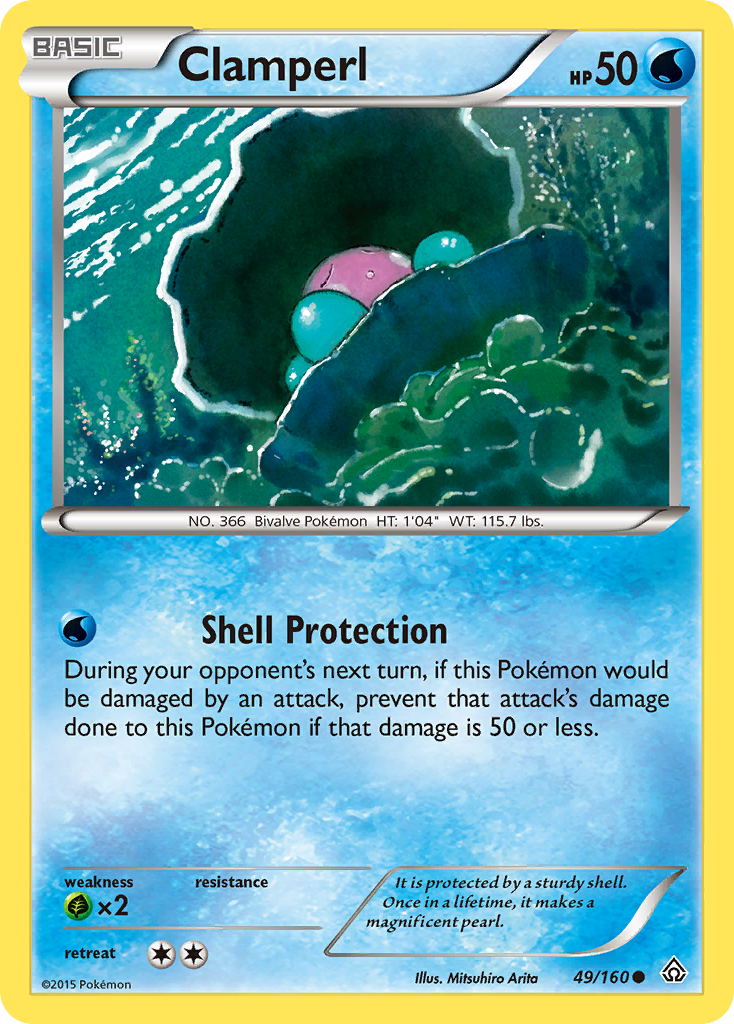Clamperl (49/160) [XY: Primal Clash] | All Aboard Games