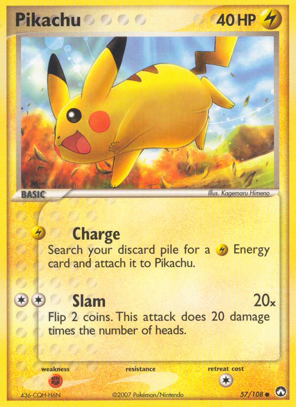 Pikachu (57/108) [EX: Power Keepers] | All Aboard Games