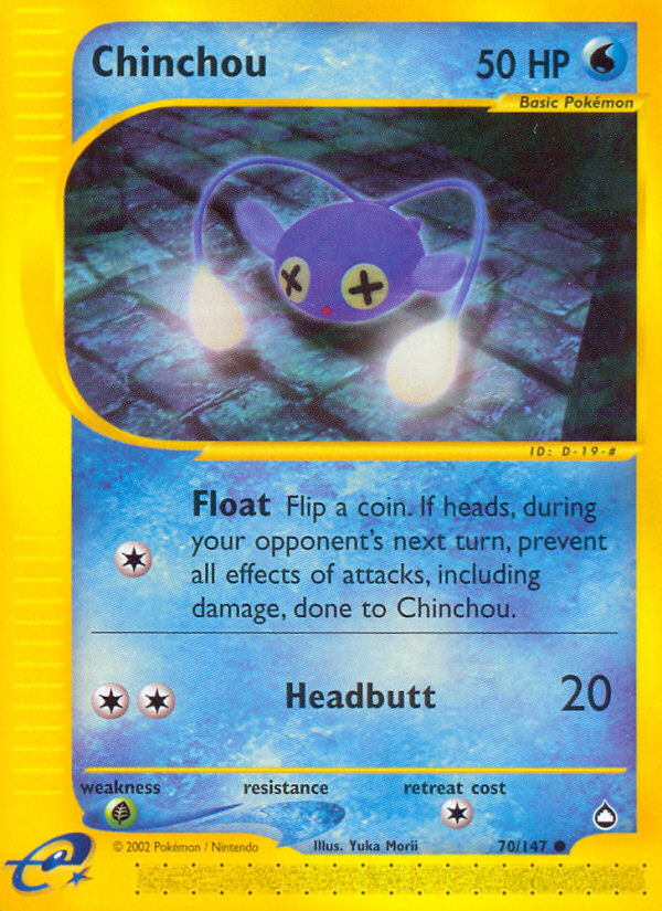 Chinchou (70/147) [Aquapolis] | All Aboard Games