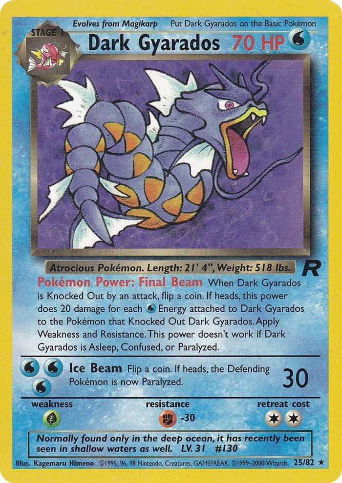 Dark Gyarados (25/82) [Team Rocket Unlimited] | All Aboard Games