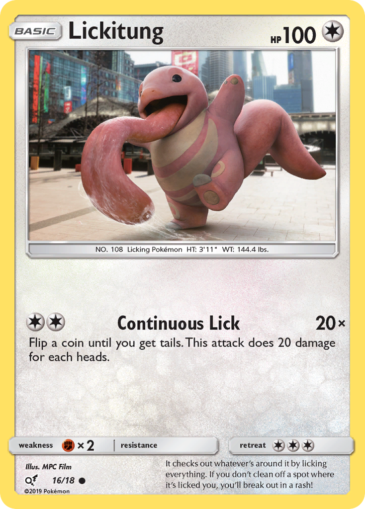 Lickitung (16/18) [Sun & Moon: Detective Pikachu] | All Aboard Games