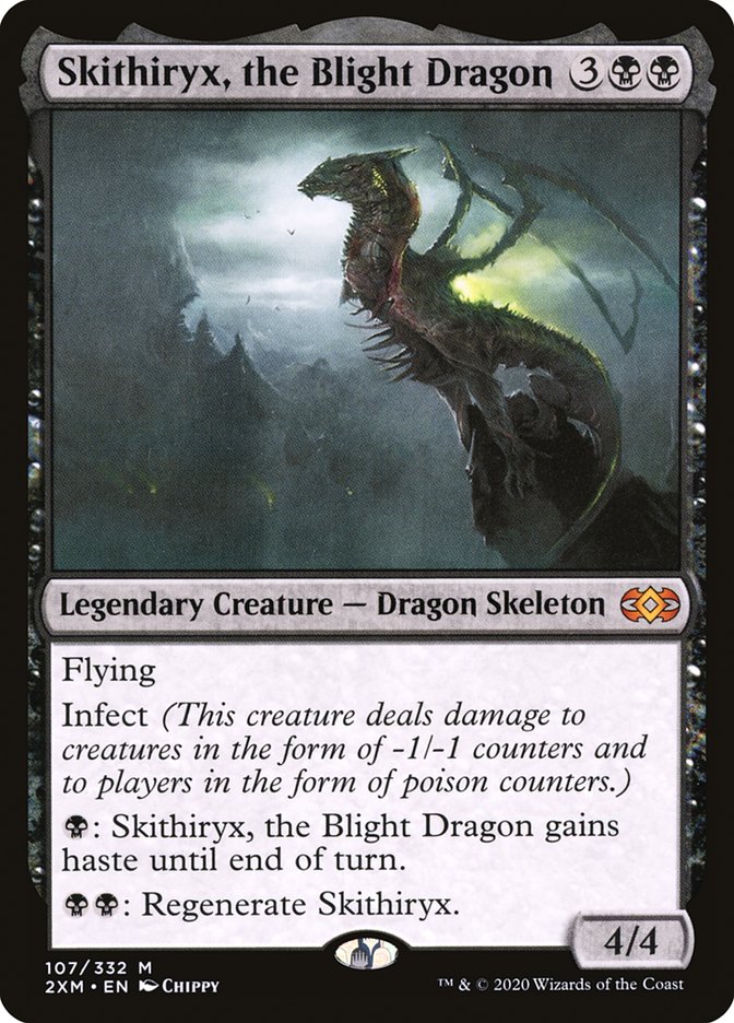 Skithiryx, the Blight Dragon [Double Masters] | All Aboard Games