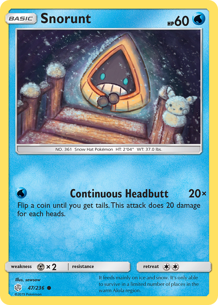 Snorunt (47/236) [Sun & Moon: Cosmic Eclipse] | All Aboard Games