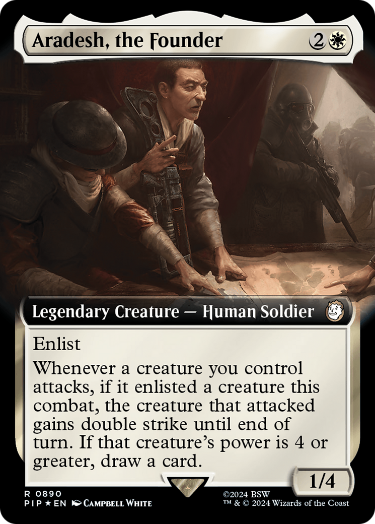 Aradesh, the Founder (Extended Art) (Surge Foil) [Fallout] | All Aboard Games