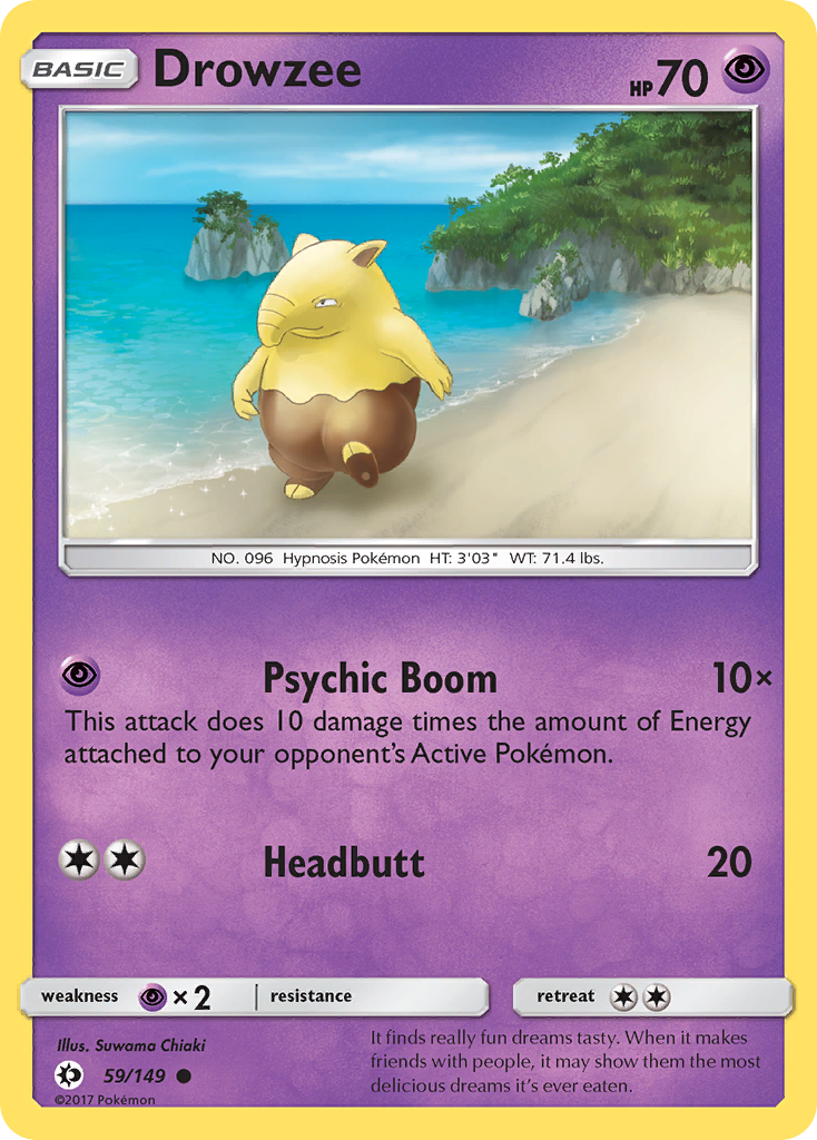 Drowzee (59/149) [Sun & Moon: Base Set] | All Aboard Games