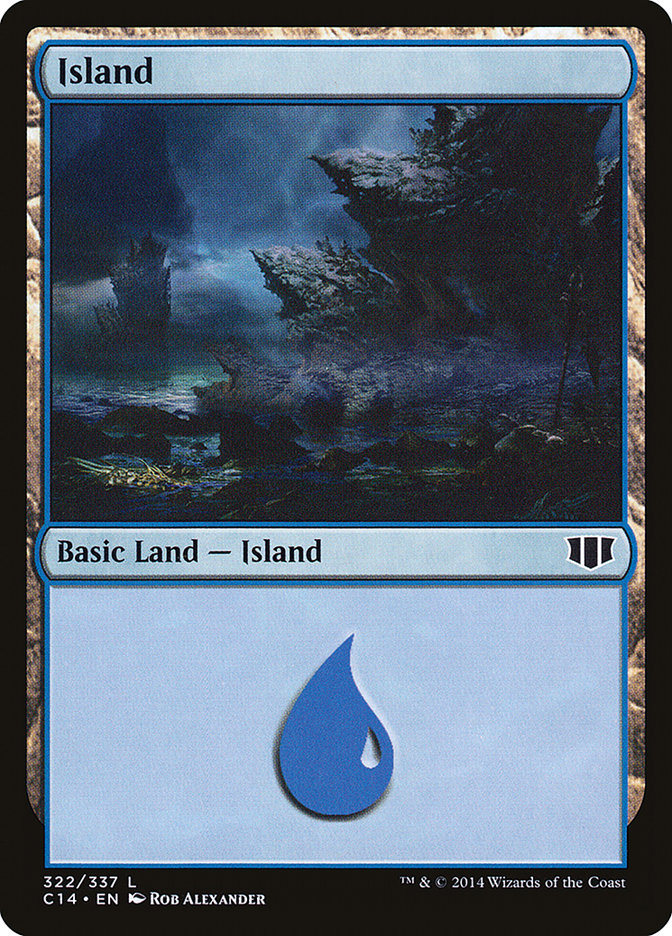 Island (322) [Commander 2014] | All Aboard Games