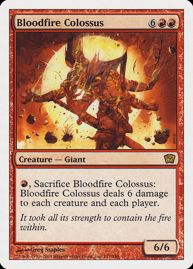 Bloodfire Colossus [Ninth Edition] | All Aboard Games