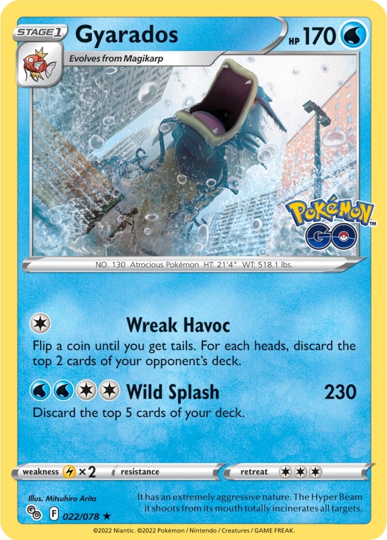 Gyarados (022/078) [Pokémon GO] | All Aboard Games