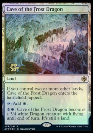 Cave of the Frost Dragon [Dungeons & Dragons: Adventures in the Forgotten Realms Prerelease Promos] | All Aboard Games