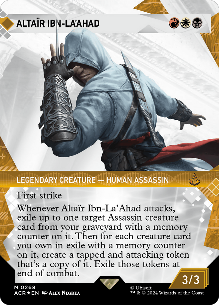 Altair Ibn-La'Ahad (Showcase) (Textured Foil) [Assassin's Creed] | All Aboard Games