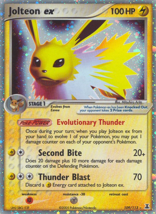 Jolteon ex (109/113) [EX: Delta Species] | All Aboard Games