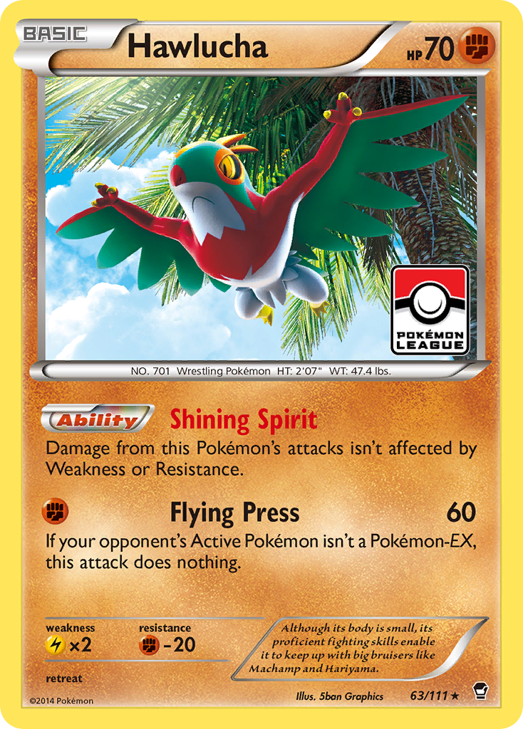 Hawlucha (63/111) [XY: Furious Fists] | All Aboard Games