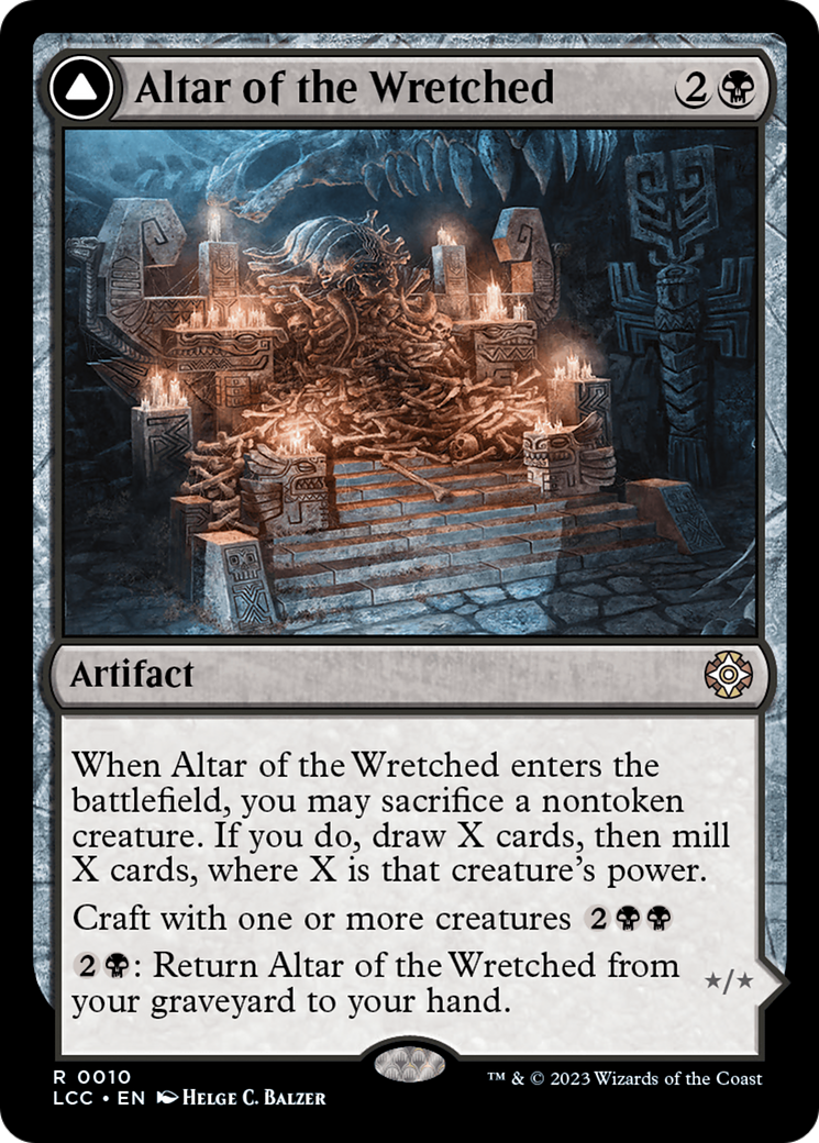 Altar of the Wretched // Wretched Bonemass [The Lost Caverns of Ixalan Commander] | All Aboard Games