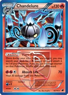 Chandelure (16/116) (Theme Deck Exclusive) [Black & White: Plasma Freeze] | All Aboard Games