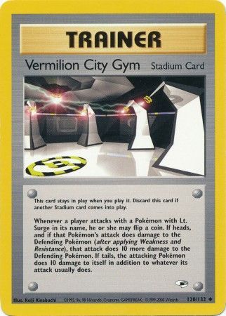 Vermilion City Gym (120/132) [Gym Heroes Unlimited] | All Aboard Games