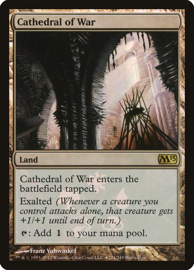 Cathedral of War (Buy-A-Box) [Magic 2013 Promos] | All Aboard Games