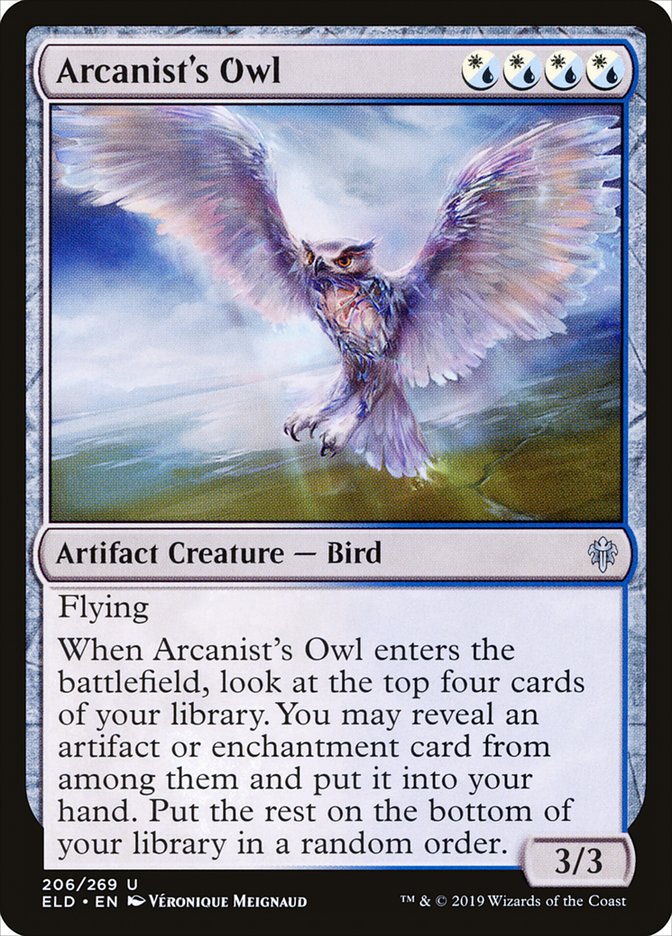 Arcanist's Owl [Throne of Eldraine] | All Aboard Games
