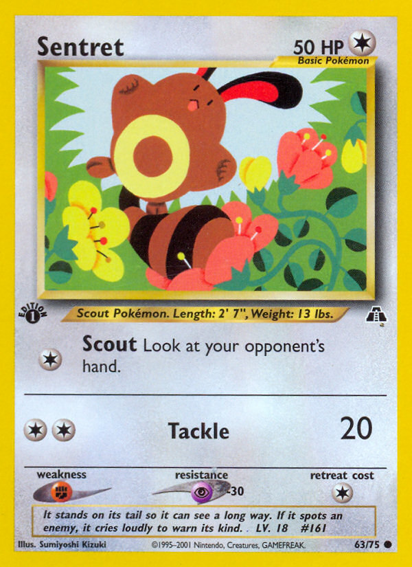 Sentret (63/75) [Neo Discovery 1st Edition] | All Aboard Games