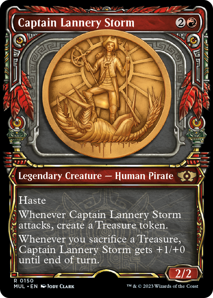 Captain Lannery Storm (Halo Foil) [Multiverse Legends] | All Aboard Games