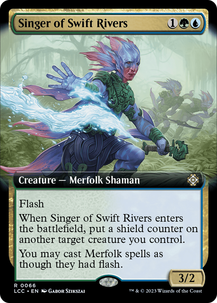 Singer of Swift Rivers (Extended Art) [The Lost Caverns of Ixalan Commander] | All Aboard Games