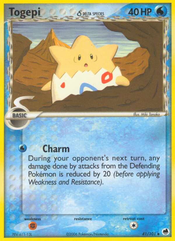 Togepi (41/101) (Delta Species) [EX: Dragon Frontiers] | All Aboard Games