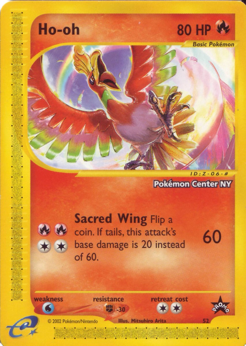 Ho-oh (52) (Pokemon Center NY Promo) [Wizards of the Coast: Black Star Promos] | All Aboard Games