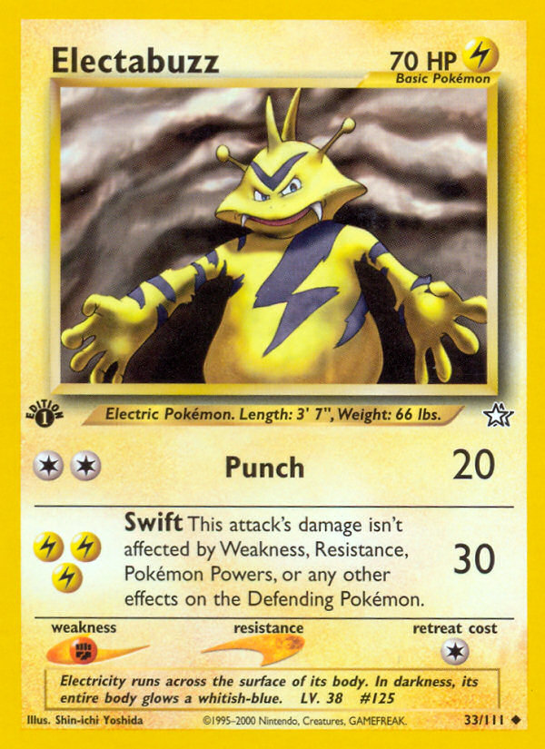 Electabuzz (33/111) [Neo Genesis 1st Edition] | All Aboard Games