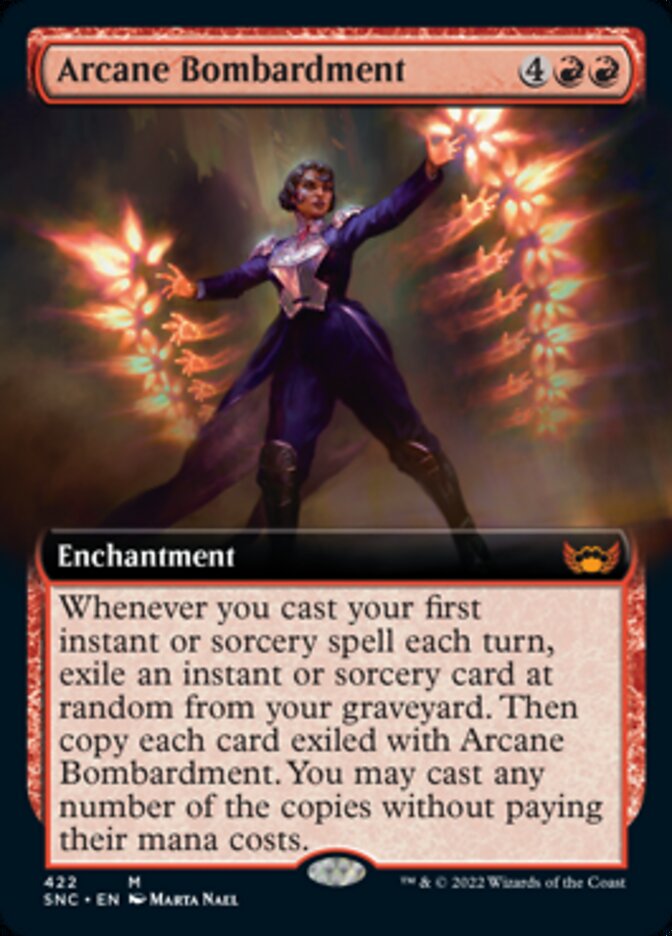 Arcane Bombardment (Extended Art) [Streets of New Capenna] | All Aboard Games