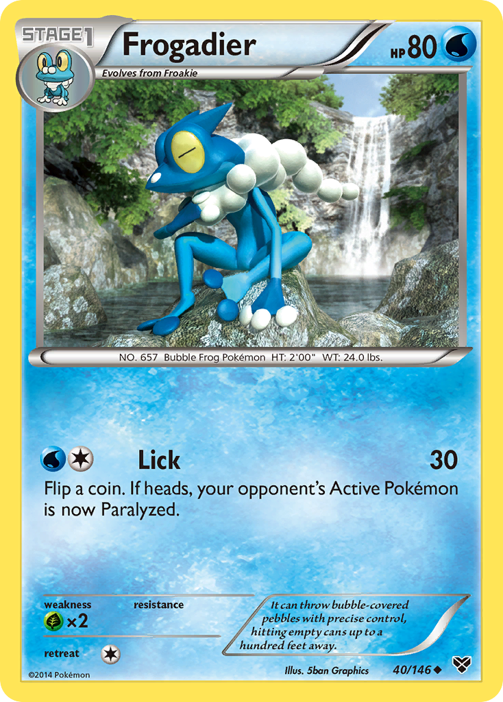 Frogadier (40/146) [XY: Base Set] | All Aboard Games