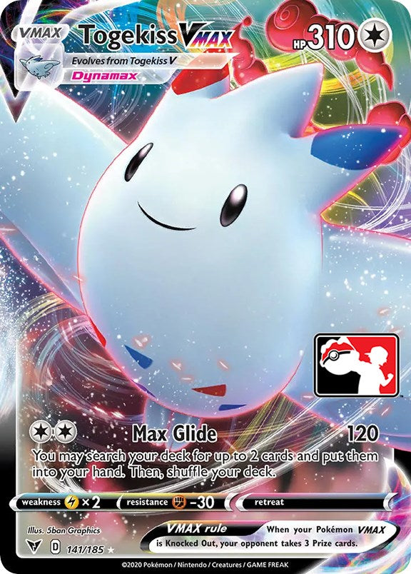 Togekiss VMAX (141/185) [Prize Pack Series One] | All Aboard Games