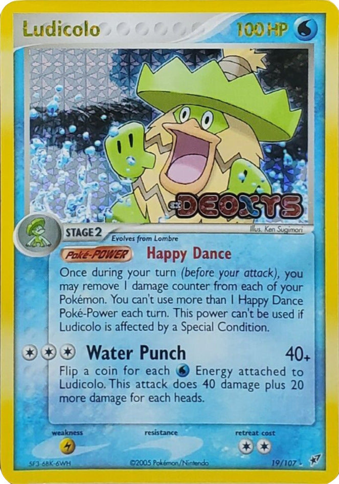 Ludicolo (19/107) (Stamped) [EX: Deoxys] | All Aboard Games