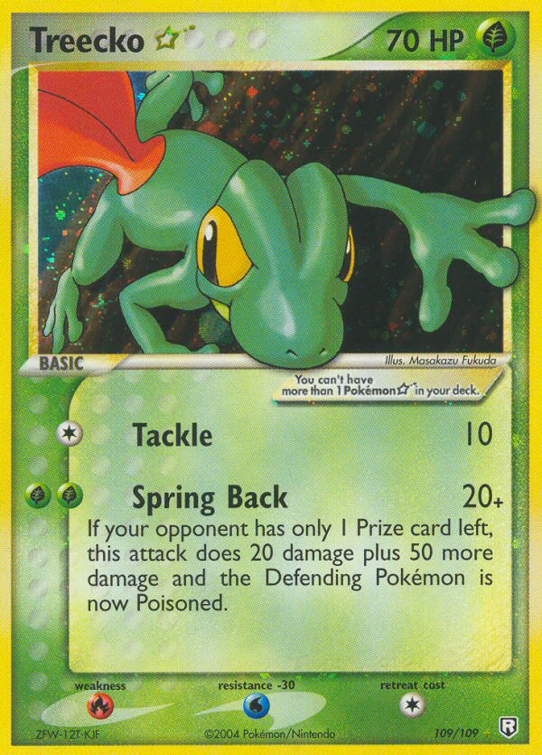 Treecko Star (109/109) [EX: Team Rocket Returns] | All Aboard Games