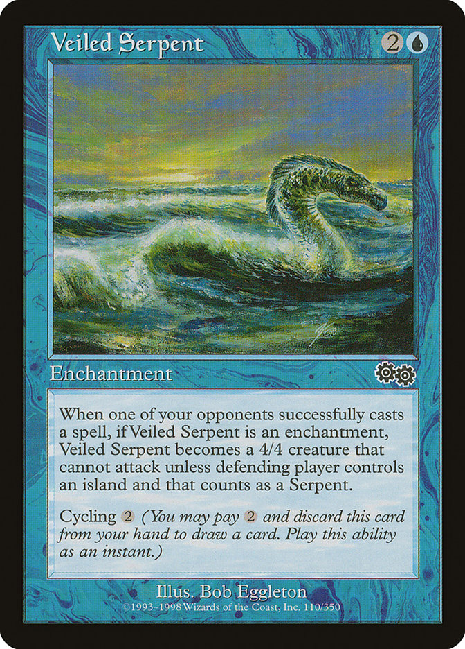 Veiled Serpent [Urza's Saga] | All Aboard Games