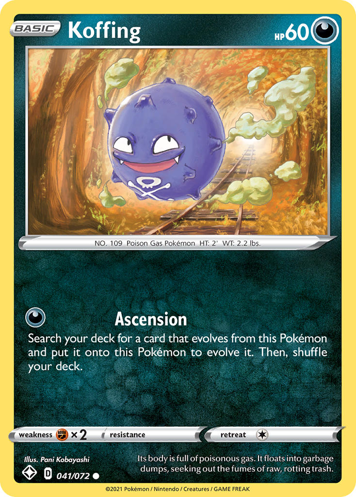 Koffing (041/072) [Sword & Shield: Shining Fates] | All Aboard Games