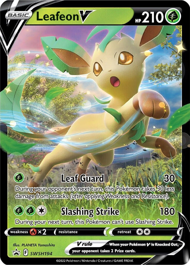 Leafeon V (SWSH194) [Sword & Shield: Black Star Promos] | All Aboard Games