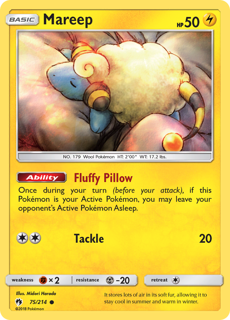 Mareep (75/214) [Sun & Moon: Lost Thunder] | All Aboard Games