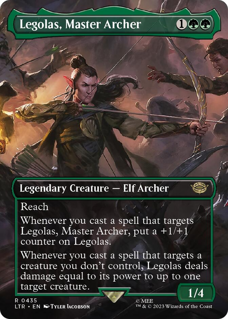 Legolas, Master Archer (Borderless Alternate Art) [The Lord of the Rings: Tales of Middle-Earth] | All Aboard Games