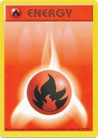 Fire Energy (98/102) [Base Set Shadowless Unlimited] | All Aboard Games