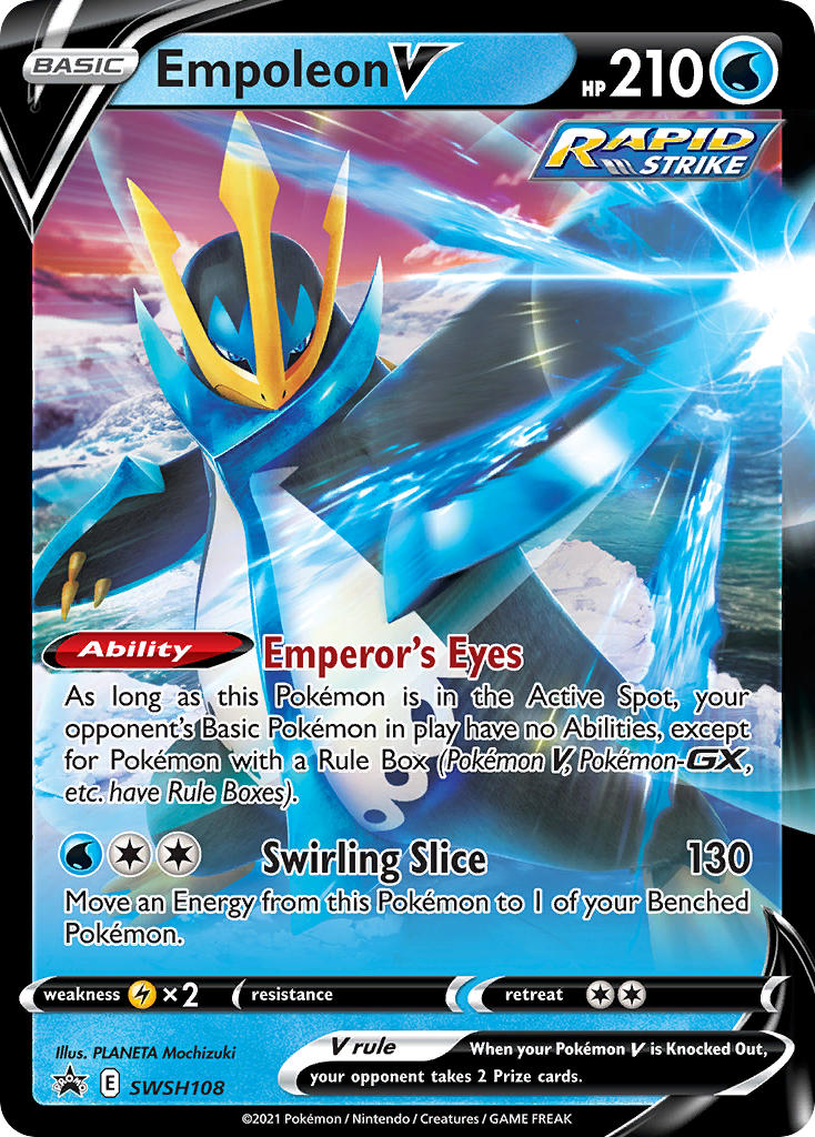 Empoleon V (SWSH108) [Sword & Shield: Black Star Promos] | All Aboard Games