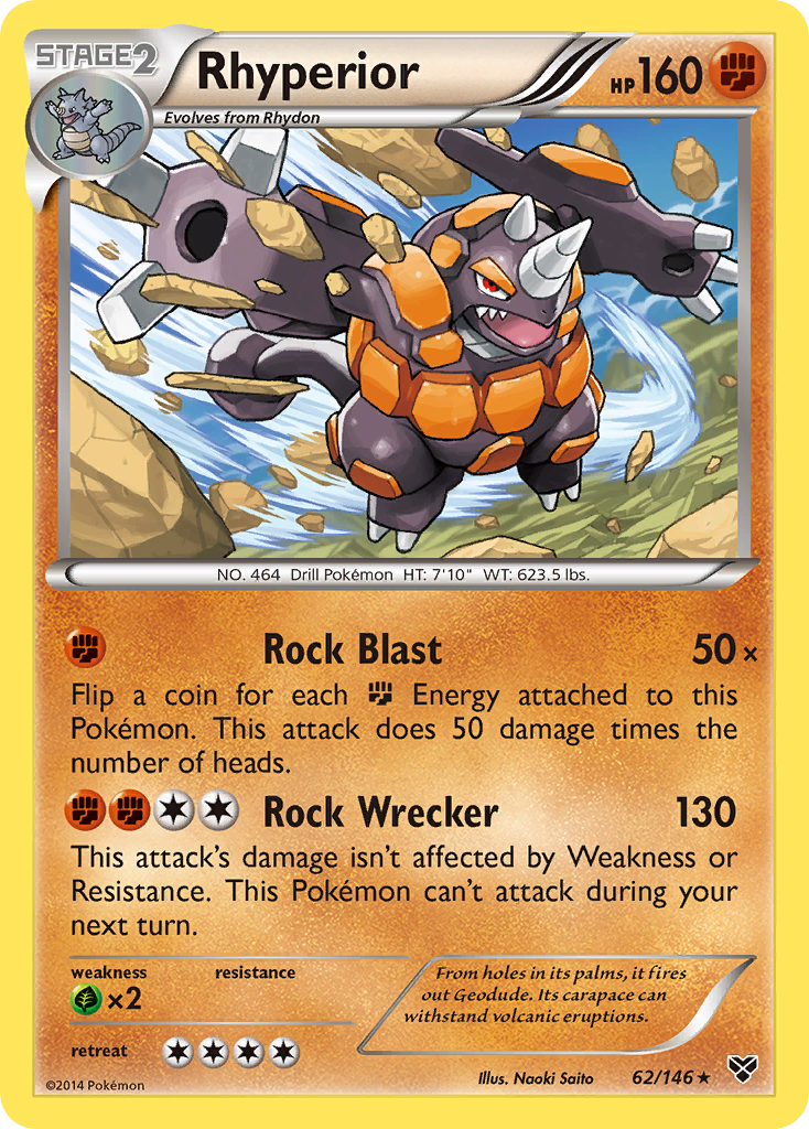 Rhyperior (62/146) [XY: Base Set] | All Aboard Games