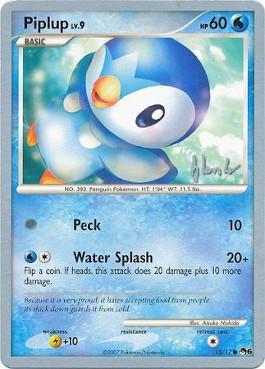 Piplup LV.9 (15/17) (Empotech - Dylan Lefavour) [World Championships 2008] | All Aboard Games