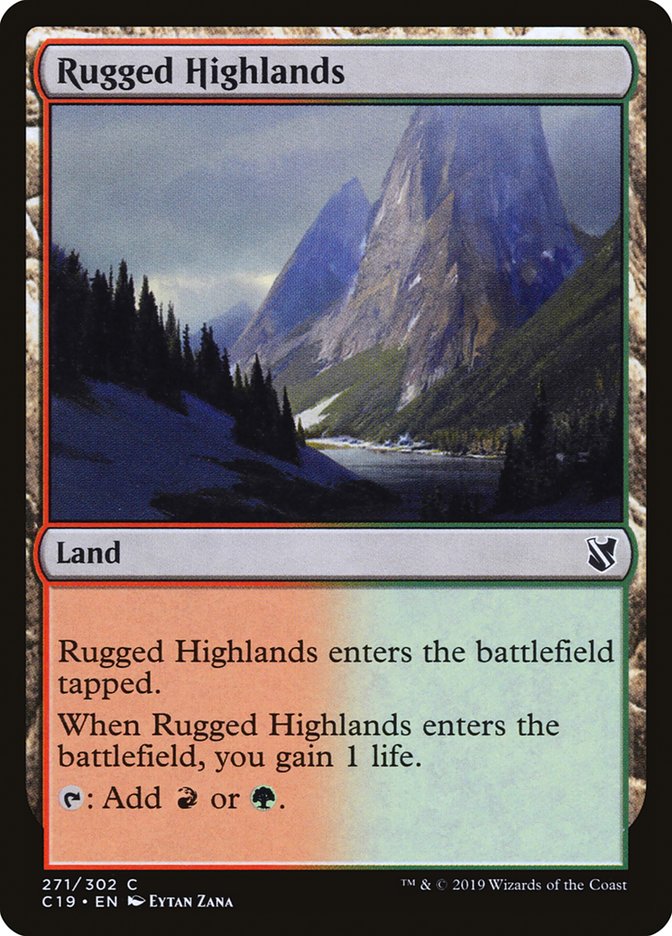 Rugged Highlands [Commander 2019] | All Aboard Games