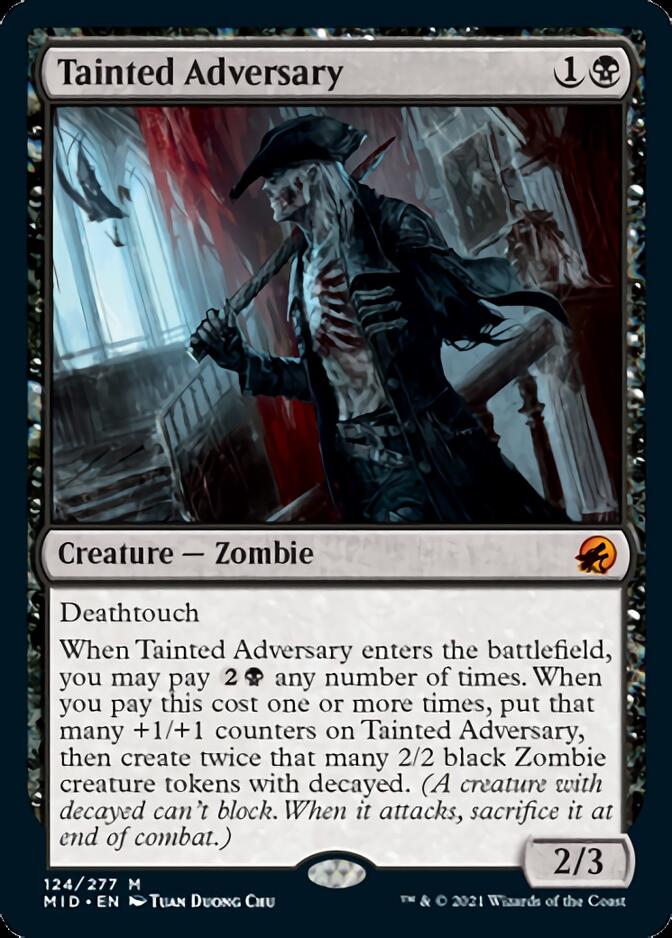 Tainted Adversary [Innistrad: Midnight Hunt] | All Aboard Games