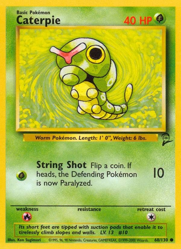Caterpie (68/130) [Base Set 2] | All Aboard Games